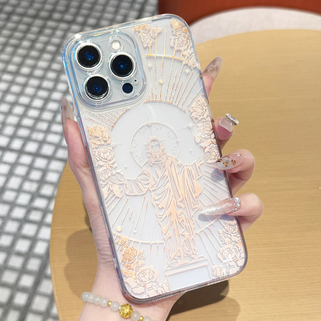 Jesus Panting Pattern Phone Case with Full Body Protection