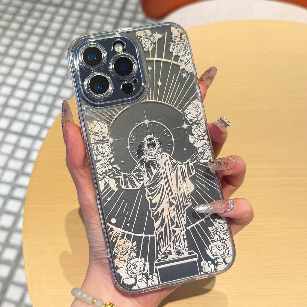Jesus Panting Pattern Phone Case with Full Body Protection